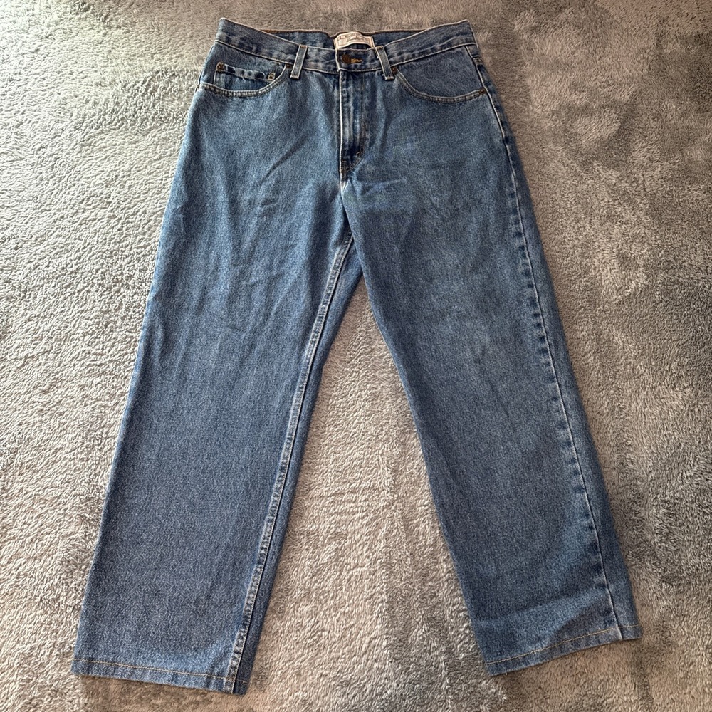 Levi Strauss Signature Relaxed Fit Men's Jeans 33x30 Medium Wash Straight Leg